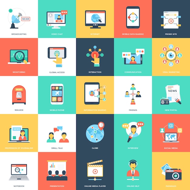 Media and Advertising Illustrations 