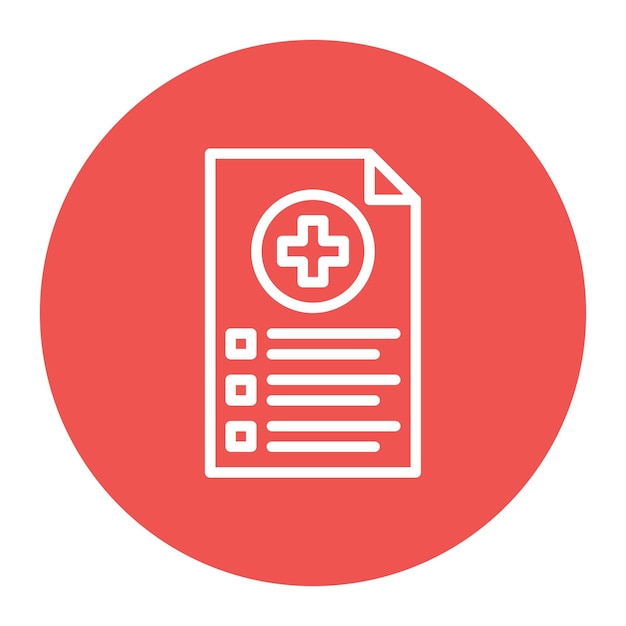 medical consent icon vector image can be used for plastic and cosmetic surgery