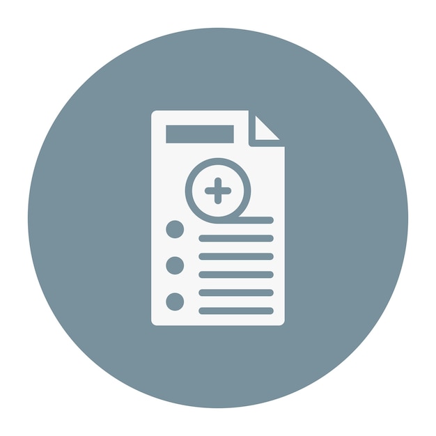 Medical File Vector Illustration