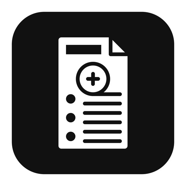 Medical File Vector Illustration