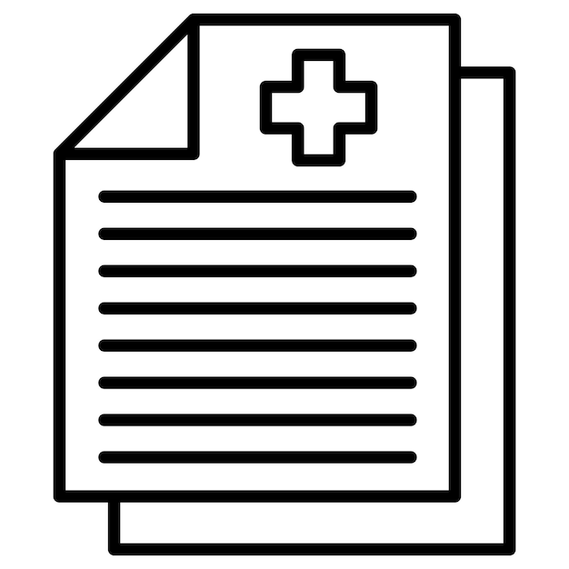 Medical History Vector Illustration