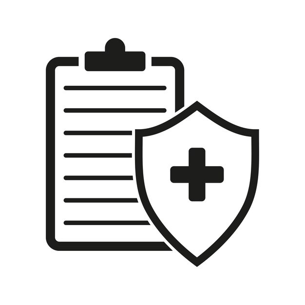 Medical insurance icon Vector illustration EPS 10