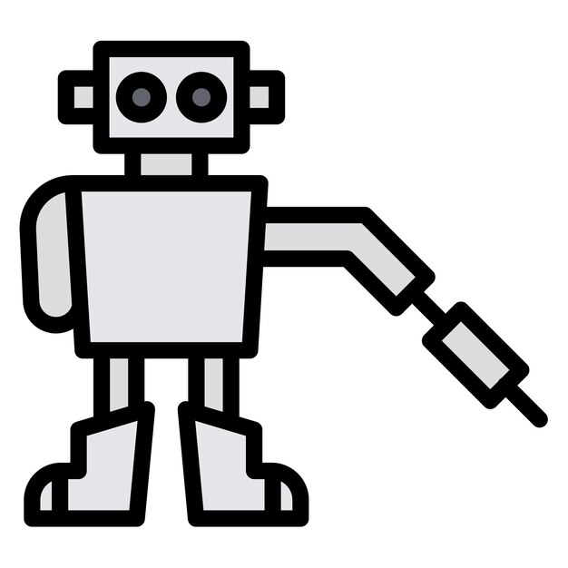 Medical Robot icon vector image Can be used for Robotics