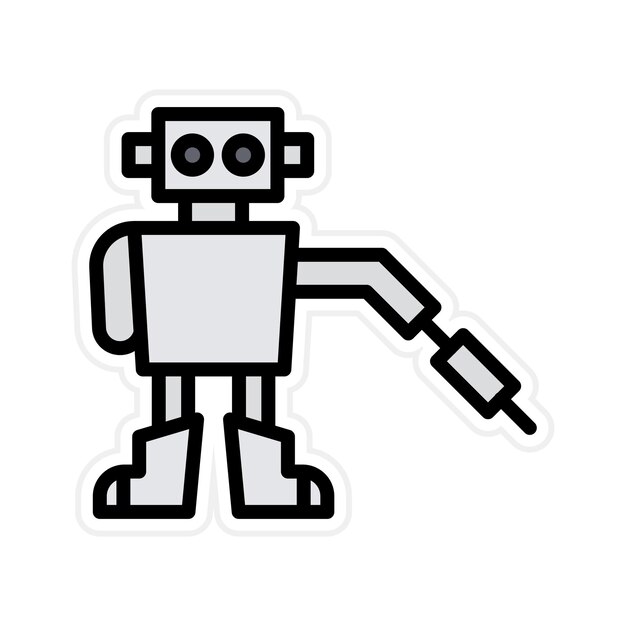 Medical Robot icon vector image Can be used for Robotics