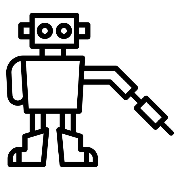 Medical Robot icon vector image Can be used for Robotics