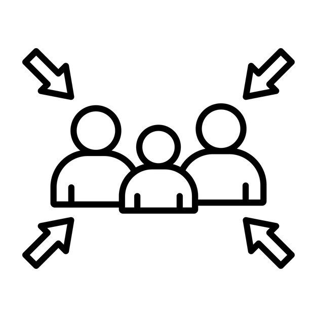 Meeting Point Vector Illustration Style