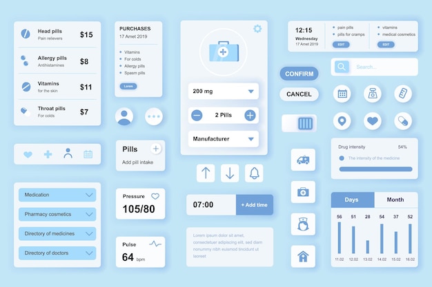 mega set of infographic elements data visualization vector design template can be used for steps options business process workflow diagram flowchart timeline marketing bundle info graphics
