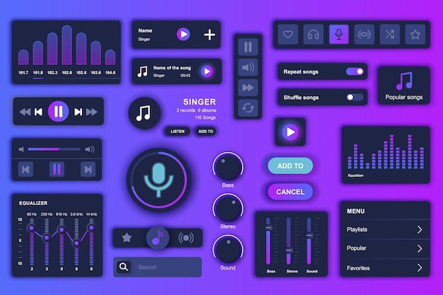 Mega set of infographic elements data visualization vector design template Can be used for steps options business process workflow diagram flowchart timeline marketing Bundle info graphics