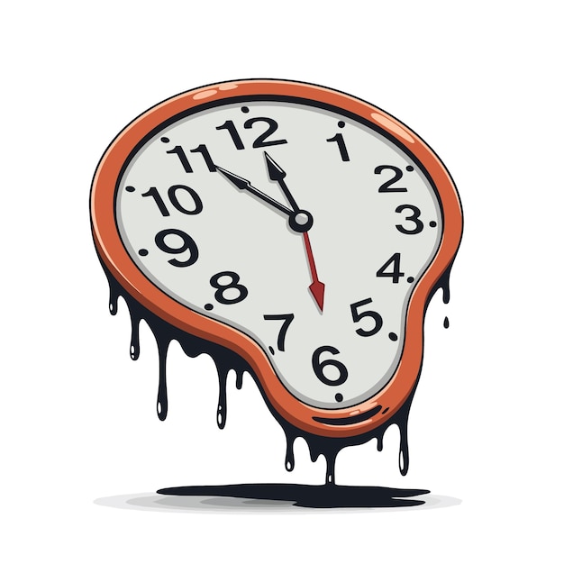 Melting Clock A Surreal Representation of Times Fluidity