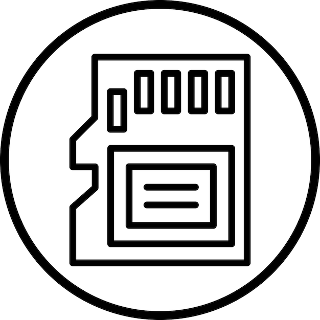 Memory Card Icon Style