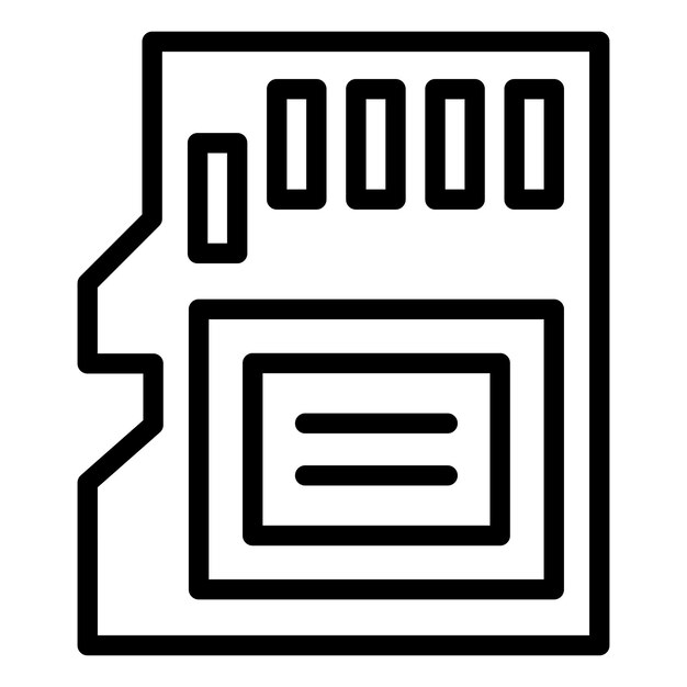 Memory Card Icon Style