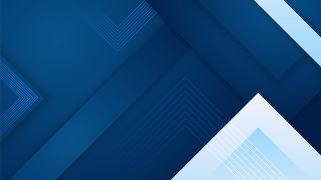 Memphis Geometric gradient metalic blue Abstract Design Background
