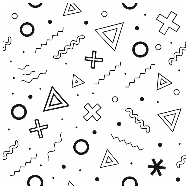 Memphis Geometric Pattern