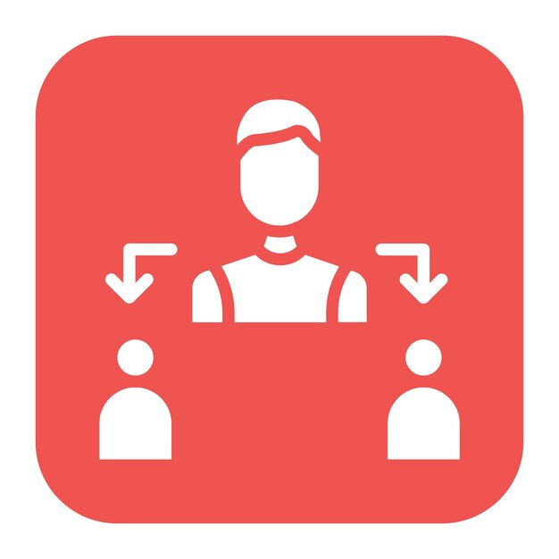 Mentorship icon vector image Can be used for Leadership