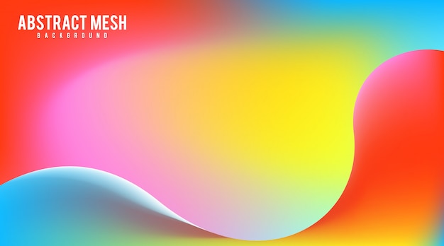 mesh gradient abstract background vector