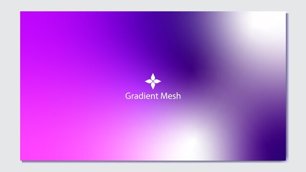 Mesmerizing Gradient Mesh with a Blend of Purple Violet and Pink