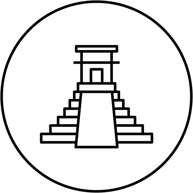 mesoamerican icon vector image can be used for ancient civilization