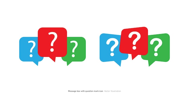 message box with question mark icon design vector illustration