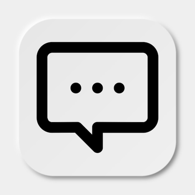 message bubble icon