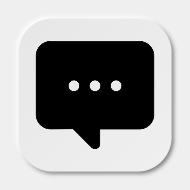 message bubble icon
