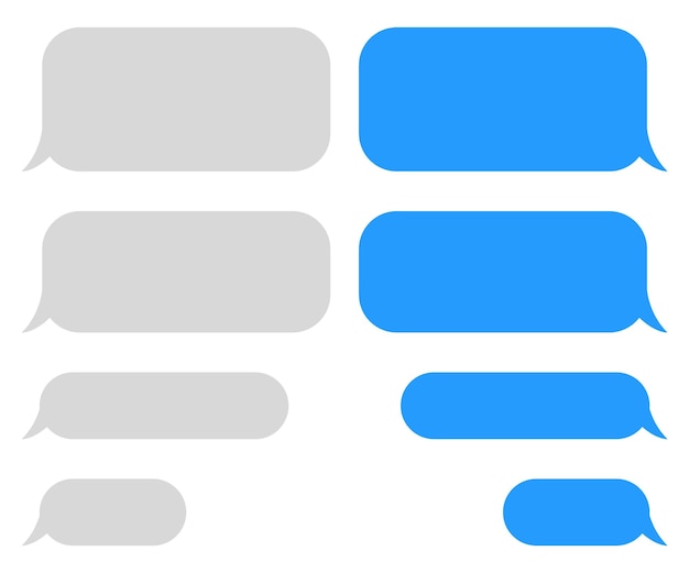 Message Chat Bubbles