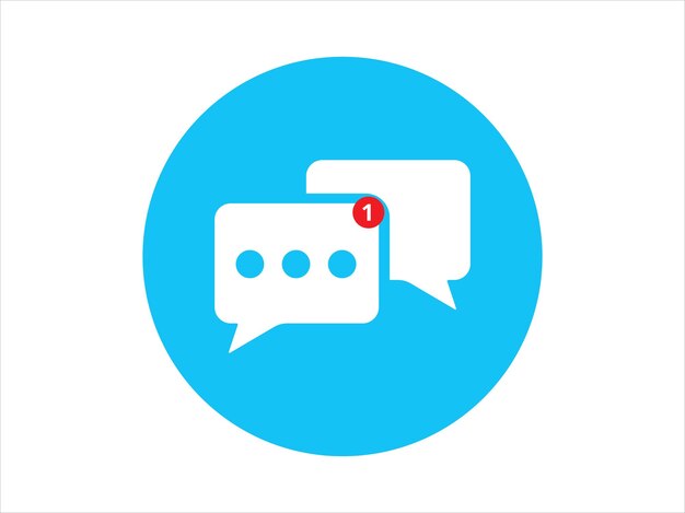 message icon collection of vector symbol on white background vector illustration