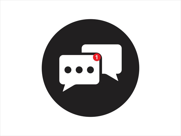 message icon collection of vector symbol on white background vector illustration