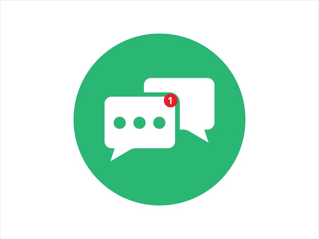 message icon collection of vector symbol on white background vector illustration