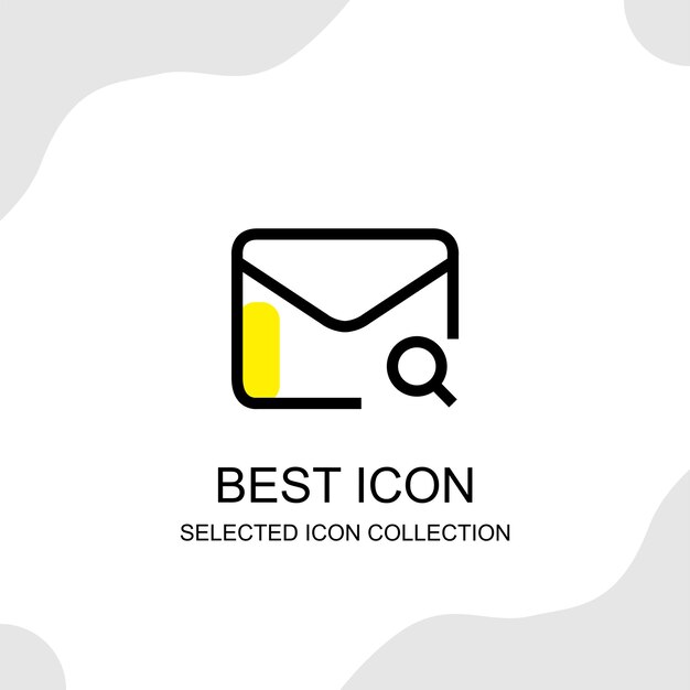 Message icons collection can be used for digital and print