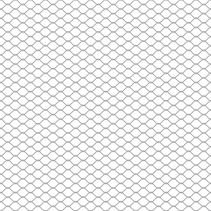 Vektör metal chain link fence seamless on white