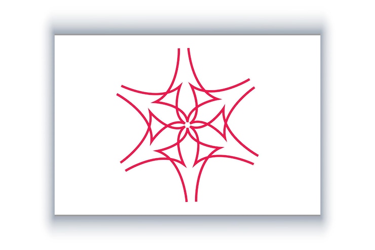 Vektör metatron cube icon