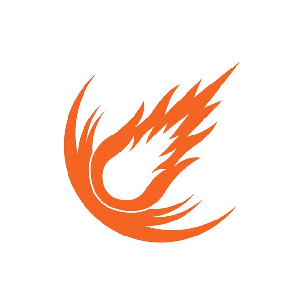 Meteor logo vektör şablonu tasarımı