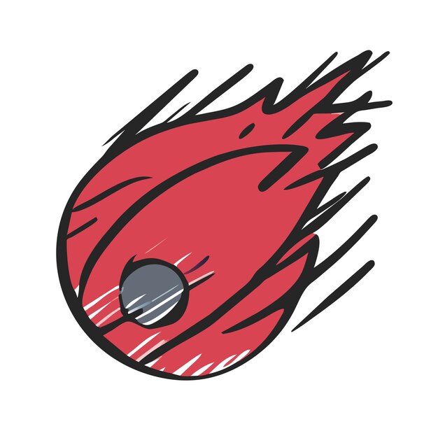 Meteor vektorgrafik illustration EPS-källfilformat förlustfri skalning ikondesign