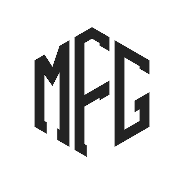 MFG Logo Design Initial Letter MFG Monogram Logo using Hexagon shape