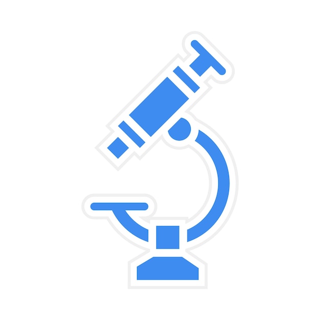 microscope icon vector image can be used for dermatology