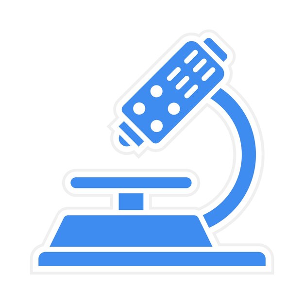 Microscope icon vector image Can be used for Startup