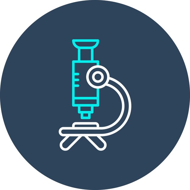Microscope vector icon Can be used for Research and Science iconset
