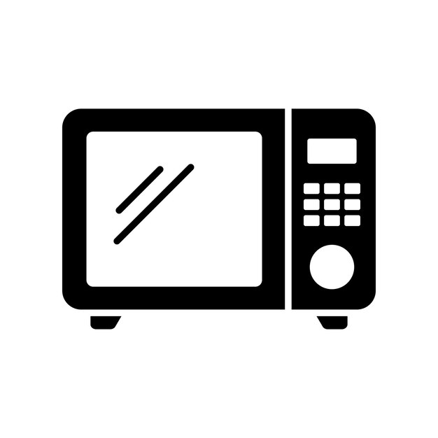 microwave icon vector design template simple and clean
