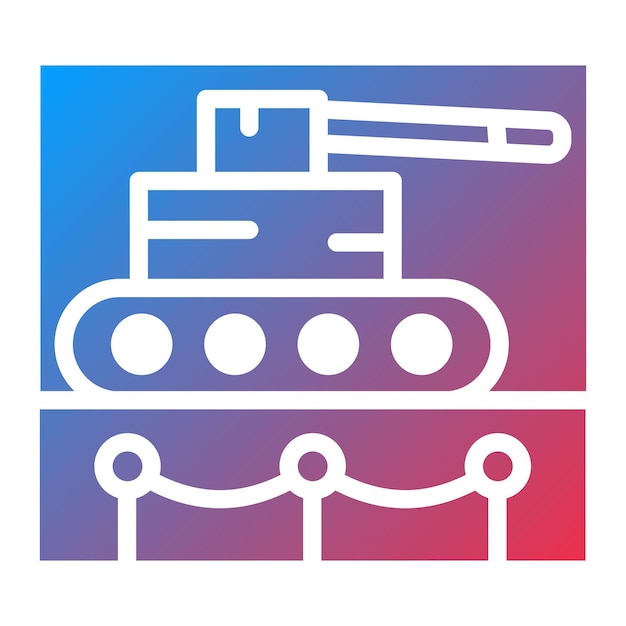 Military Museum icon vector image Can be used for Museum