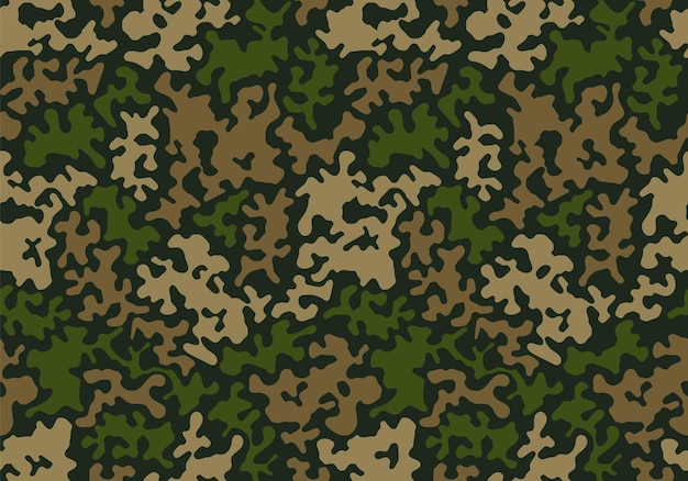 Military textile of camouflage for uniform Como fabric textured material Horizontal wallpaper or print clothes