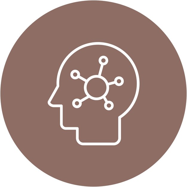Mind Map Vector Illustration Style