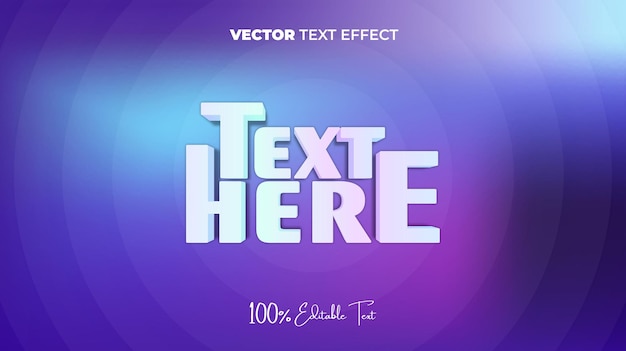 Minimal 3d Text Effect