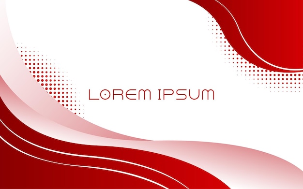 minimal abstract background with wavy or liquid concept gradient red and white color