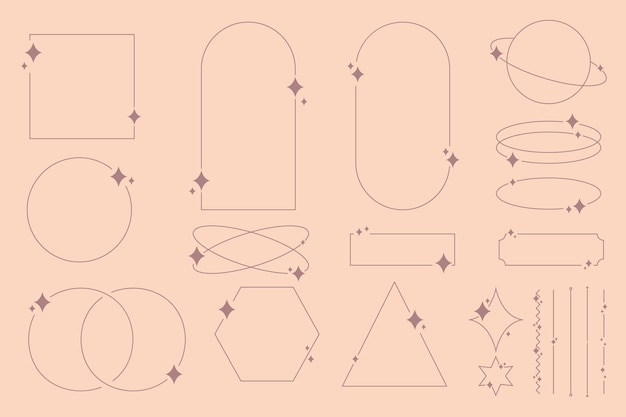 minimal aesthetic line element minimal border