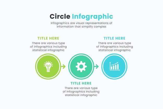 Minimal business vector circle chart infographic templates for presentations advertising layouts