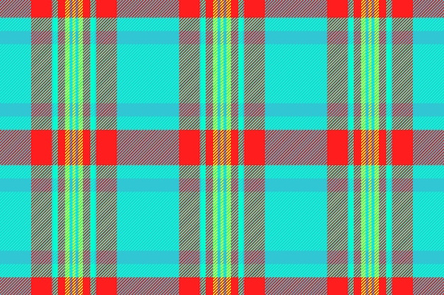 minimal check seamless fabric feminine textile plaid vector mid background tartan texture pattern in bright and cyan colors