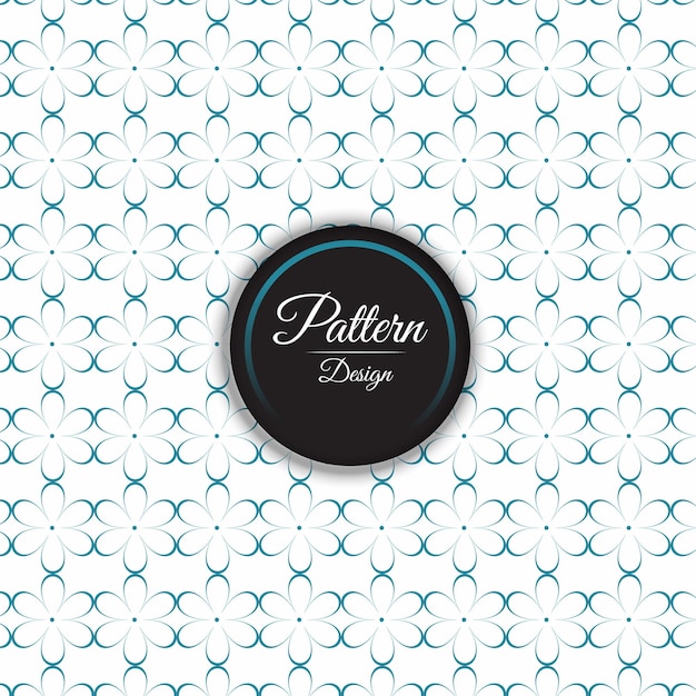 Minimal flower decorative pattern background design modern background design