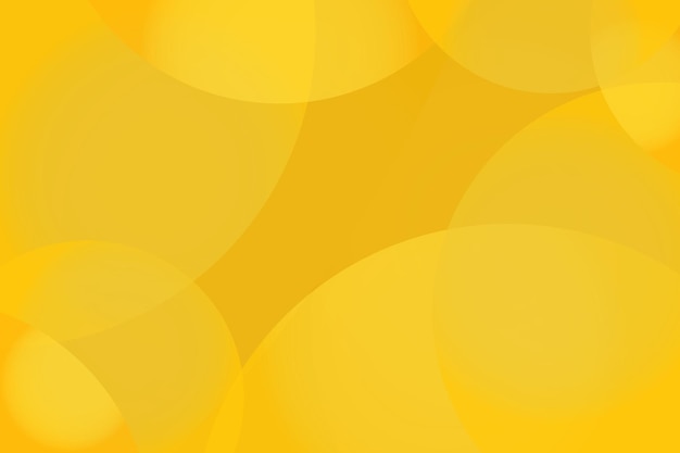 Minimal geometric background Yellow circles elements with fluid gradient Dynamic shapes composition