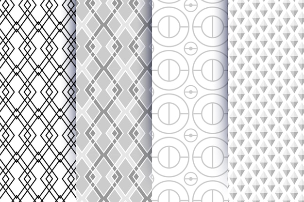 Minimal geometric pattern collection