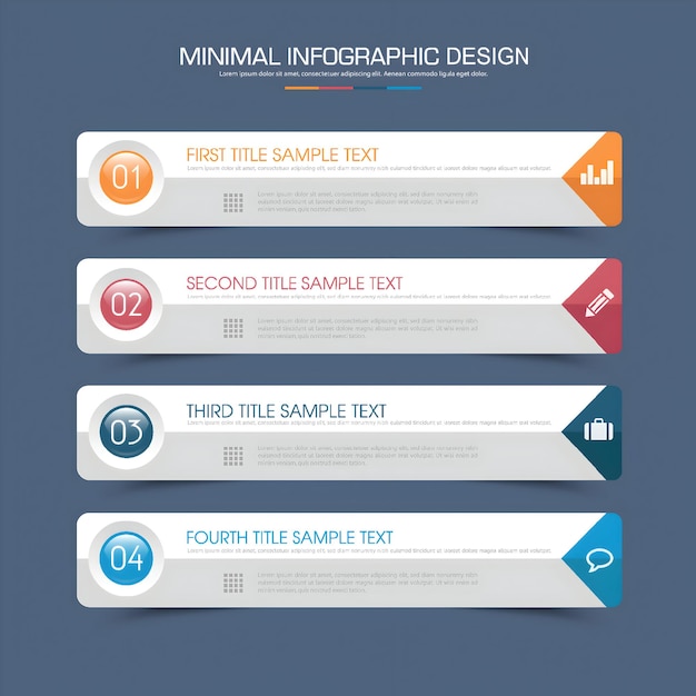 Minimal Infographic Design Template